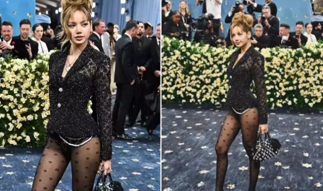 KPOP Yıldızı Lisa'nın Met Gala kıyafeti sosyal medyada tartışma yarattı
